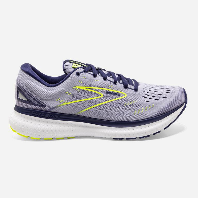 Brooks Glycerin 19 Hardloopschoenen voor Dames Lavendel Paars/Blauw (ACWMP-3264)